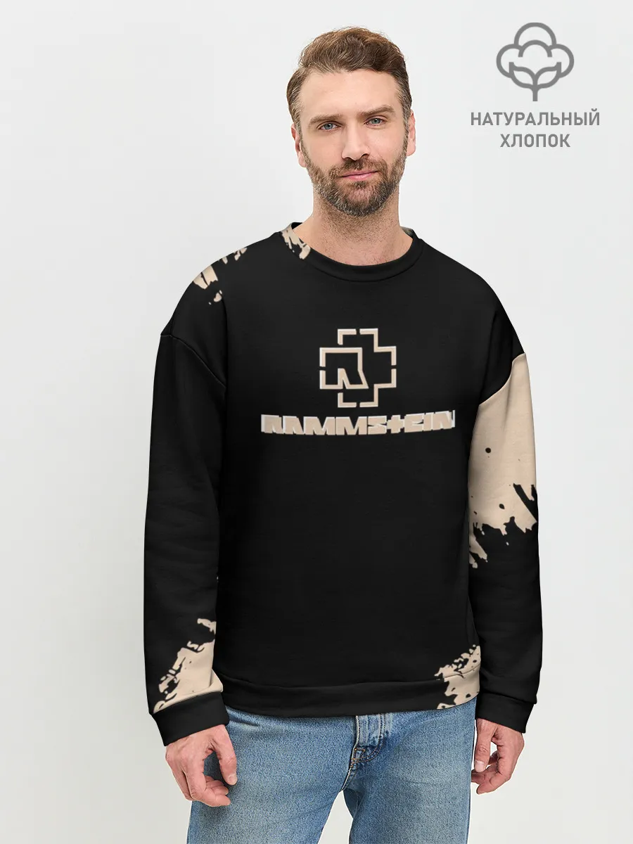 Мужской свитшот базовый / RAMMSTEIN | Рамштайн Рок Лого