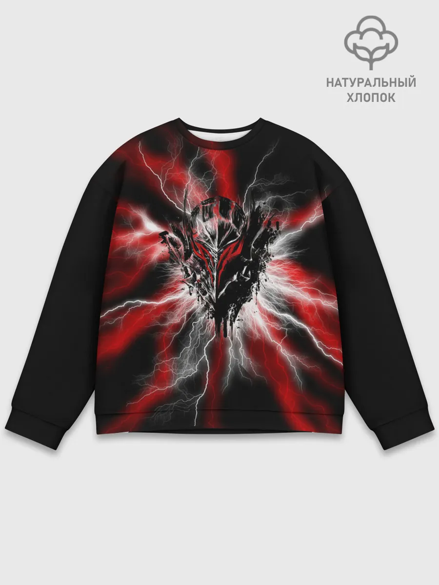 Мужской свитшот базовый / Berserk разряд молнии