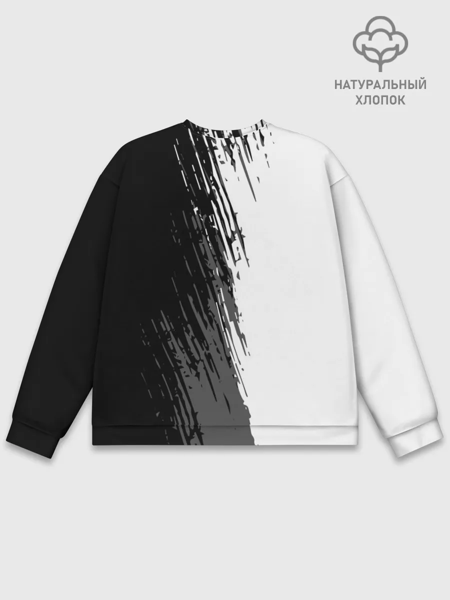 Мужской свитшот базовый / Берсерк чёрной маска