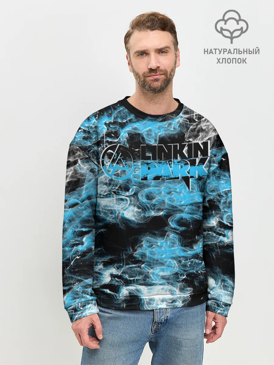 Мужской свитшот базовый / Линкин Парк Рок