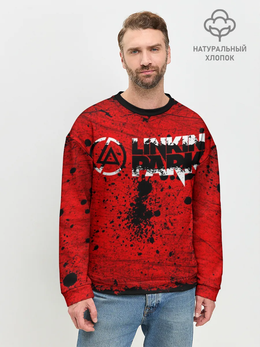 Мужской свитшот базовый / Линкин Парк Рок