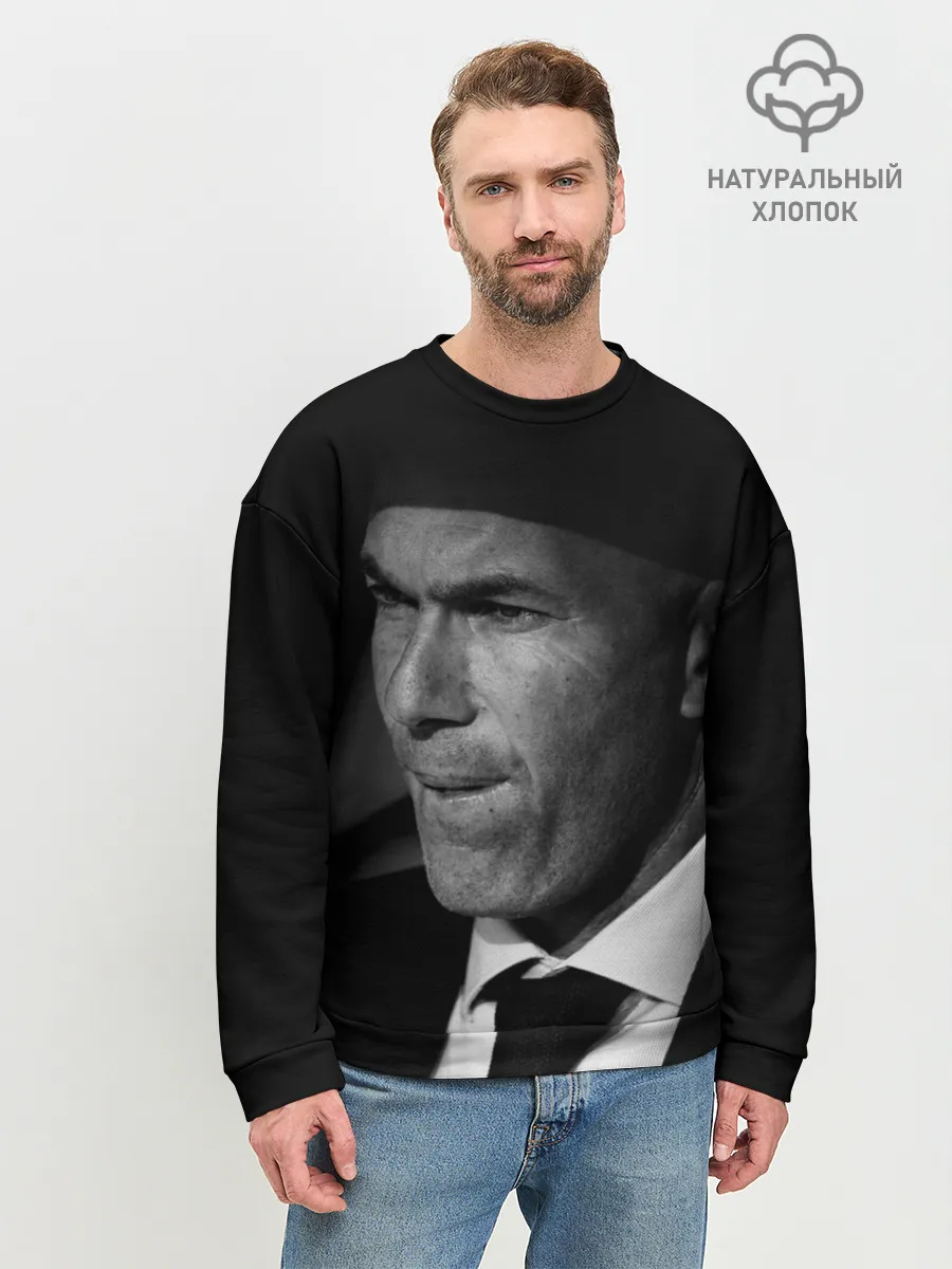Мужской свитшот базовый / Зинедин Зидан / Zinedin Zidan