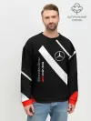 Мужской свитшот базовый / Mercedes-AMG | Мерседес-АМГ