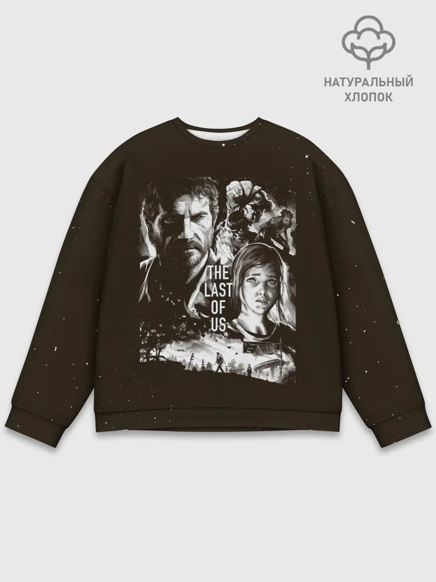 Мужской свитшот базовый / THE LAST OF US ЭЛЛИ И ДЖОЭЛ | ОДНИ ИЗ НАС