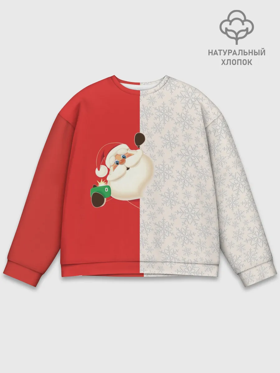 Мужской свитшот базовый / Дед Мороз