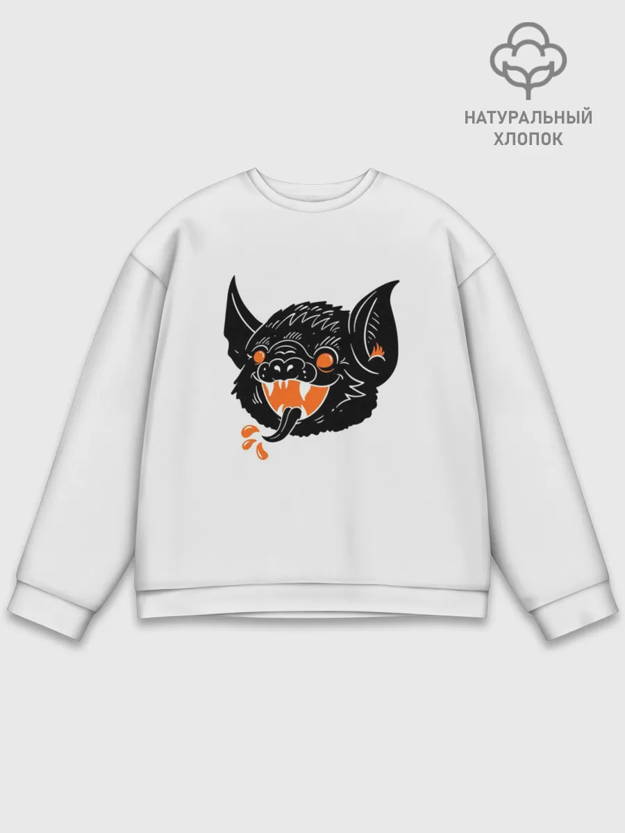 Мужской свитшот базовый / Черная Летучая Мышь