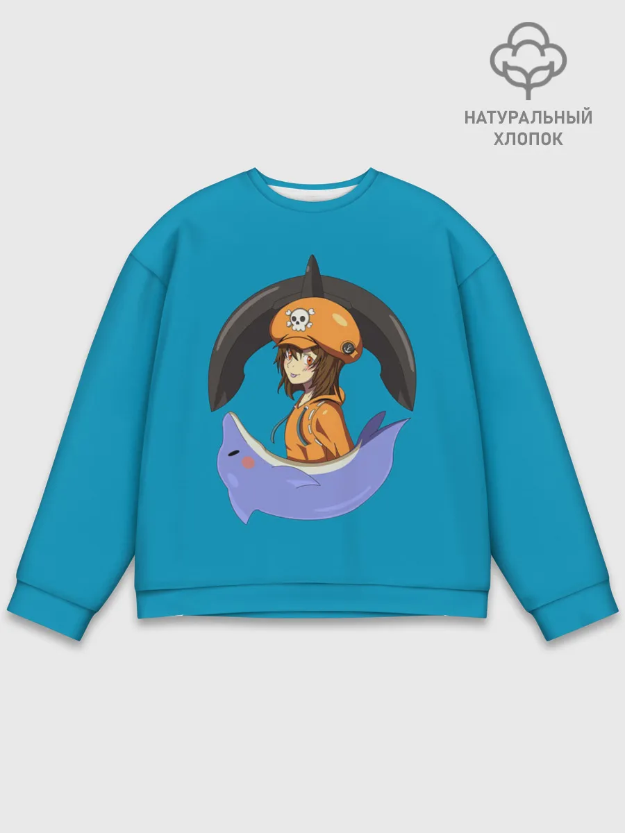 Мужской свитшот базовый / Мэй с дельфином