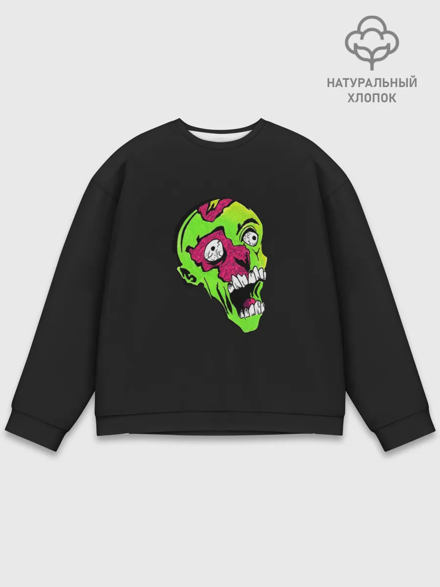 Мужской свитшот базовый / Undead. Cartoon Style