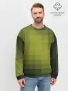Мужской свитшот базовый / Милитари мозаика