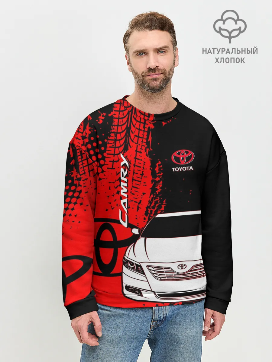 Мужской свитшот базовый / Camry Toyota glitch