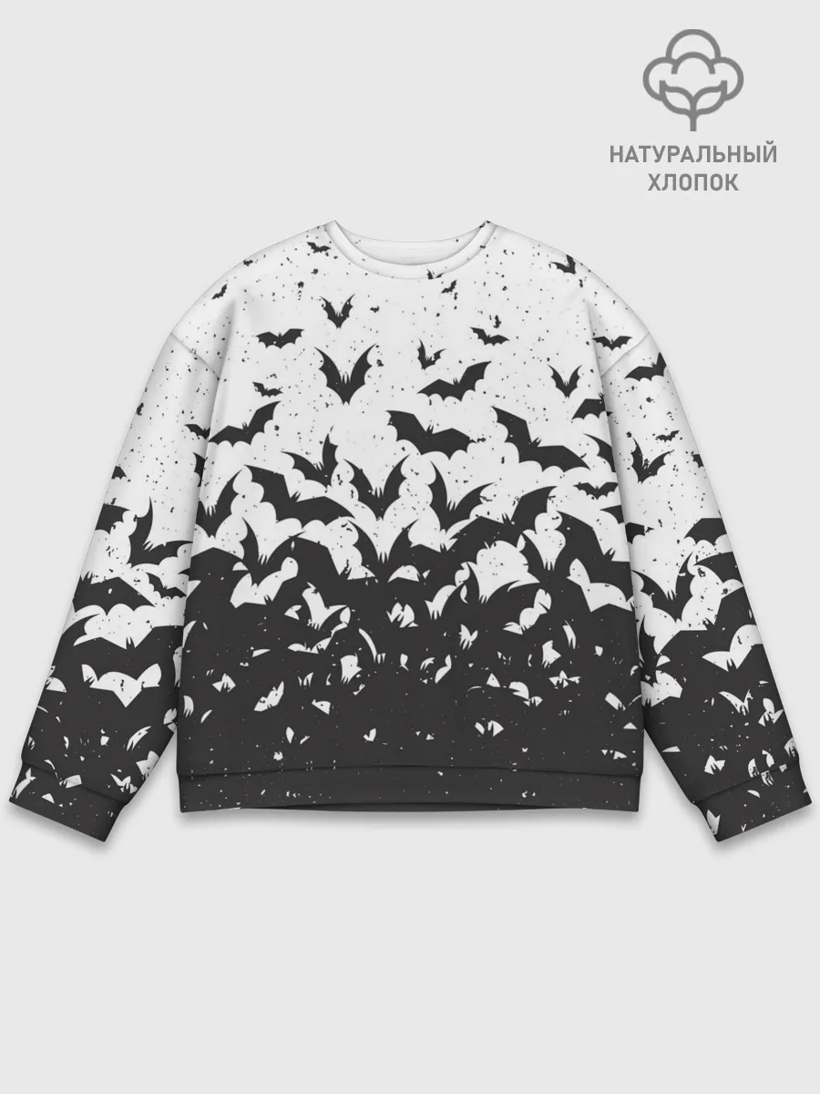 Мужской свитшот базовый / Летучие кровососы