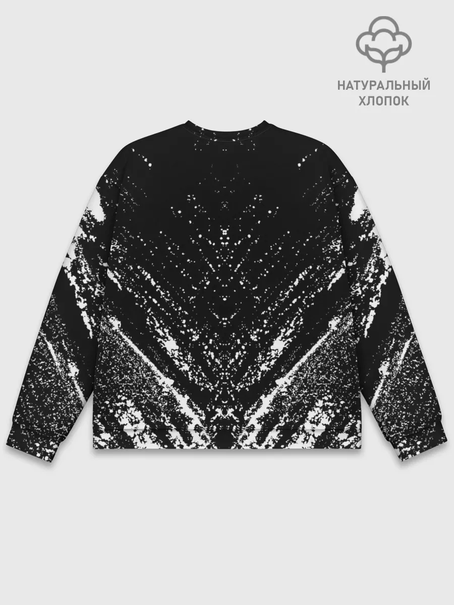 Мужской свитшот базовый / БЕРСЕРК ГАТС брызги краски