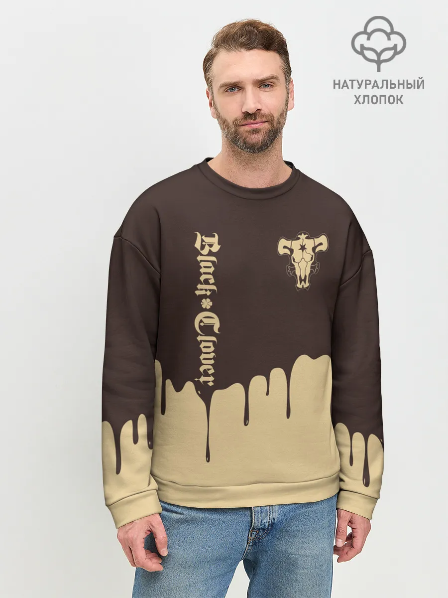 Мужской свитшот базовый / Black clover: Bull