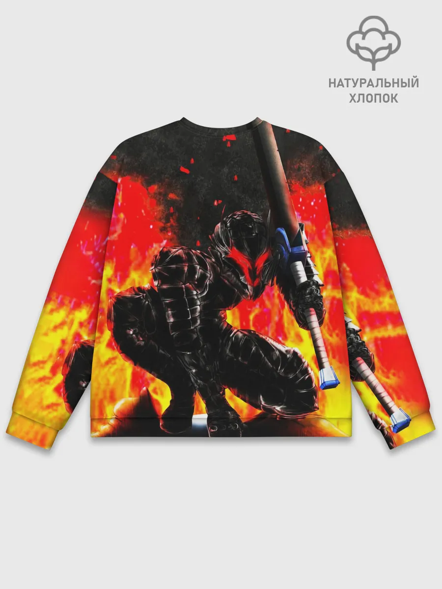 Мужской свитшот базовый / БЕРСЕРК ОГНЕННЫЙ | BERSERK