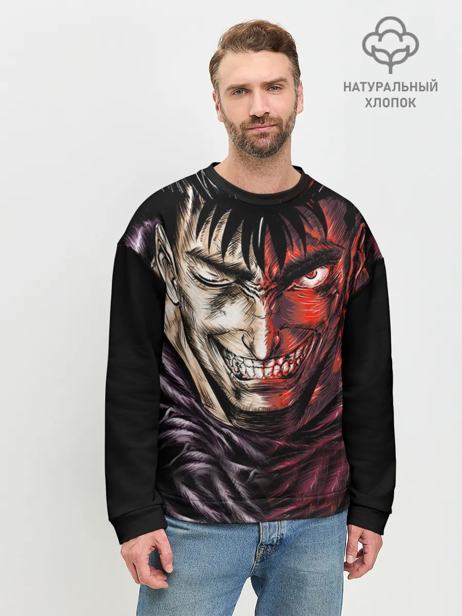 Мужской свитшот базовый / BERSERK | БЕРСЕРК ЯРОСТЬ