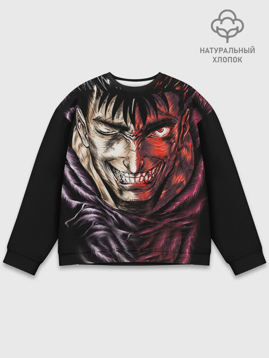 Мужской свитшот базовый / BERSERK | БЕРСЕРК ЯРОСТЬ