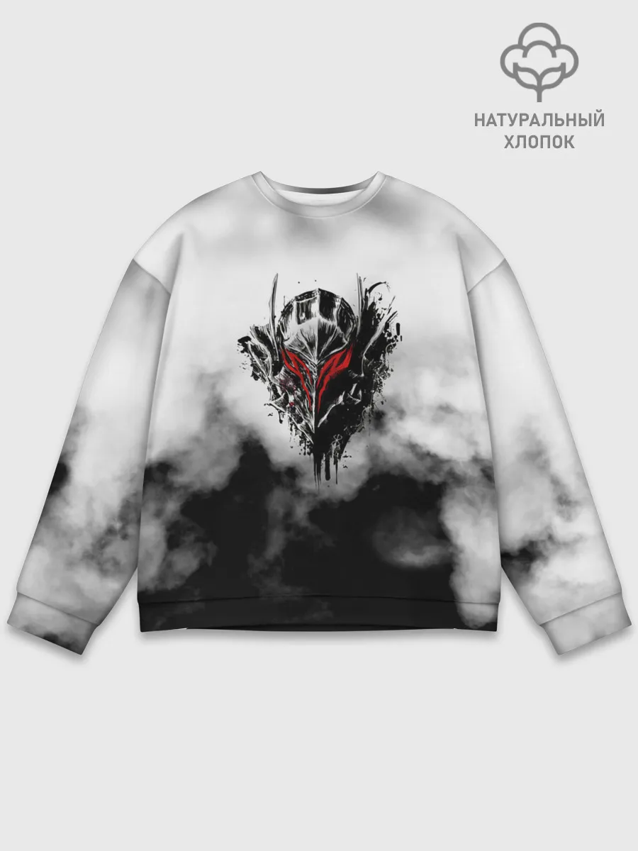 Мужской свитшот базовый / Берсерк: Облачно.