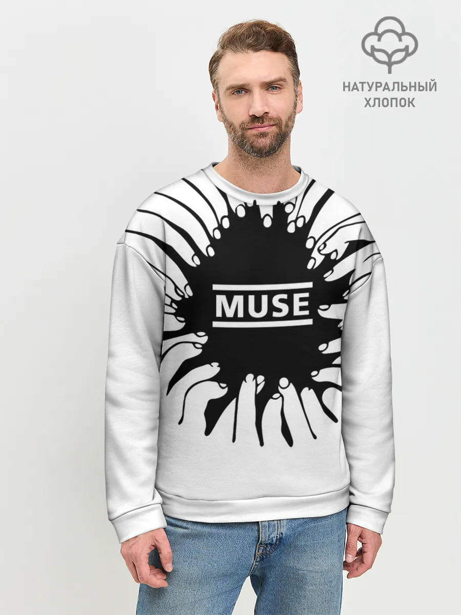 Мужской свитшот базовый / MUSE пальцы