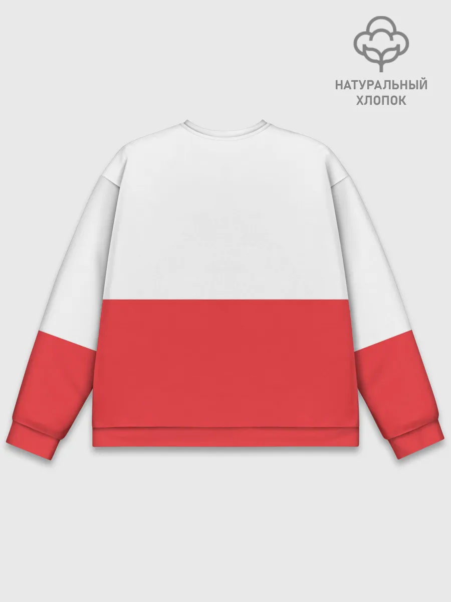 Мужской свитшот базовый / Санта с 2 Оленями