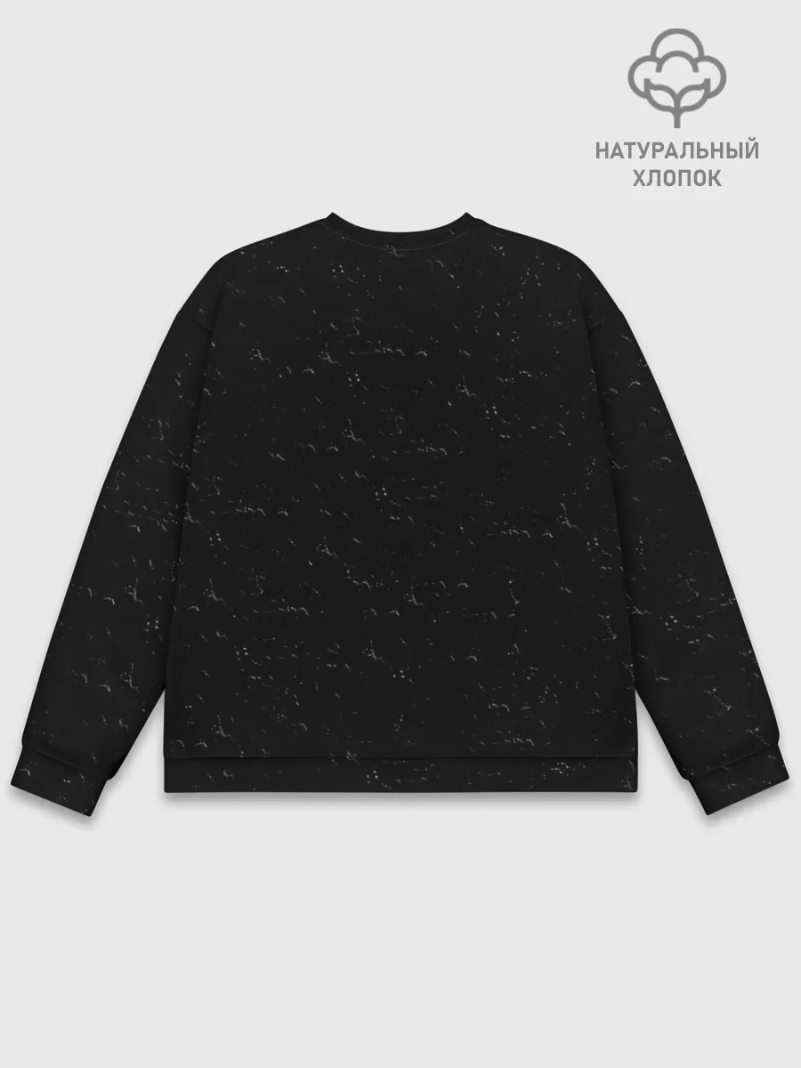 Мужской свитшот базовый / GHOSTEMANE Rap | Гостмейн ЧБ