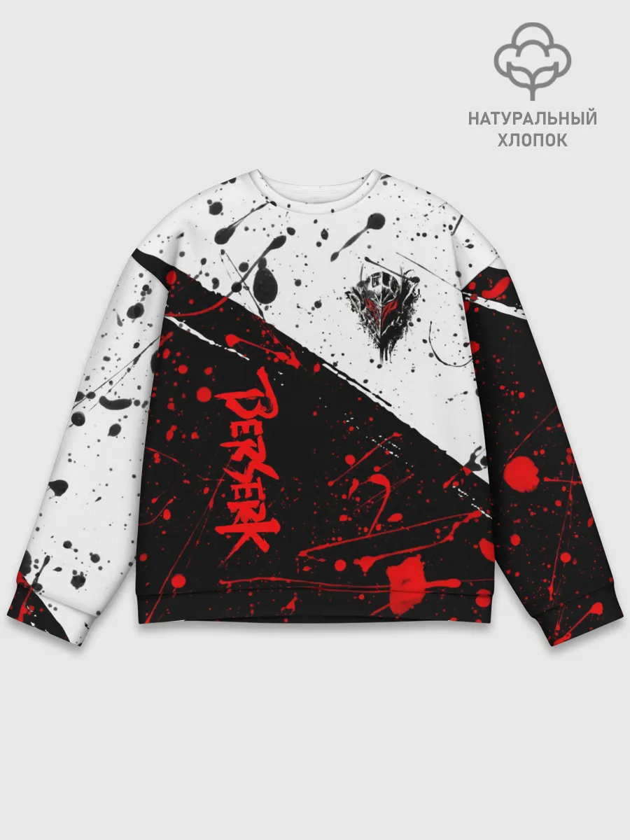 Мужской свитшот базовый / Berserk: Черная маска