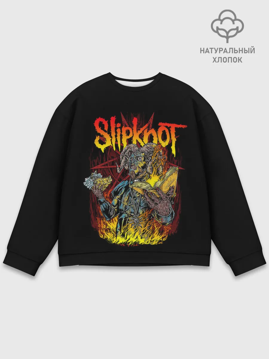 Мужской свитшот базовый / SLIPKNOT THE GRAY CHAPTER