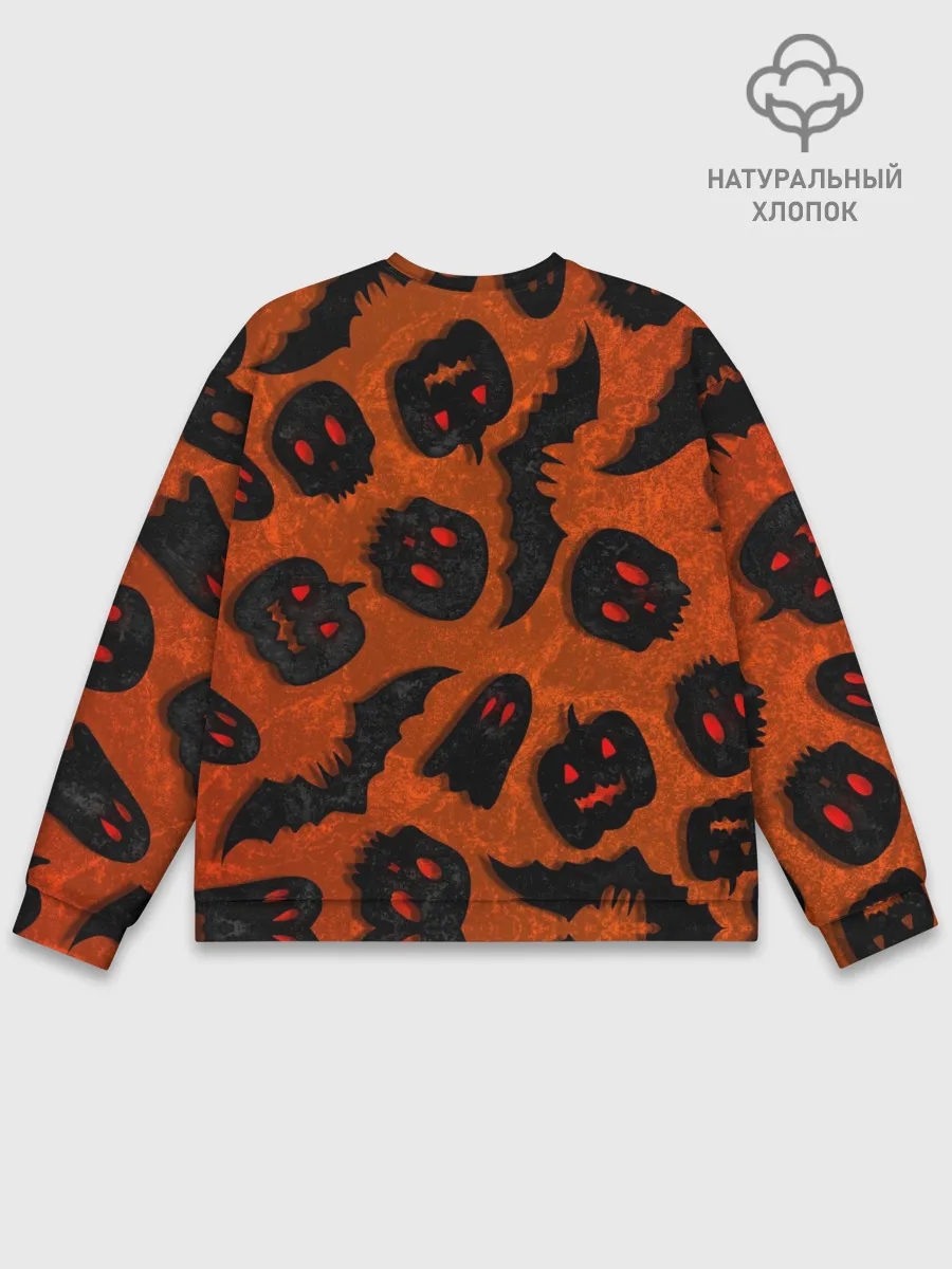Мужской свитшот базовый / Halloween print