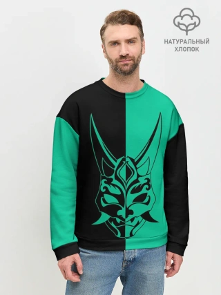 Мужской свитшот базовый / СПЛИТ МАСКА СЯО