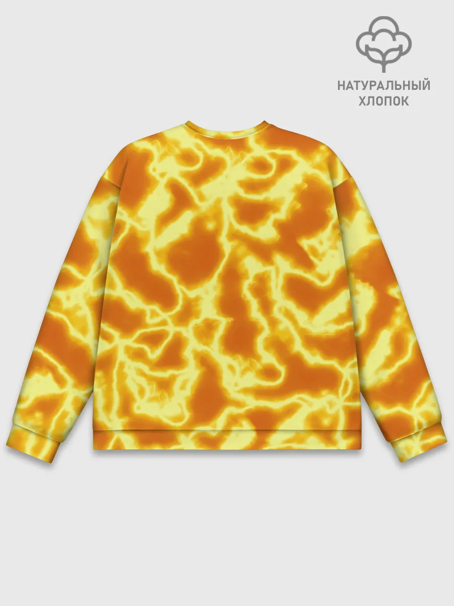 Мужской свитшот базовый / Огненная вспышка