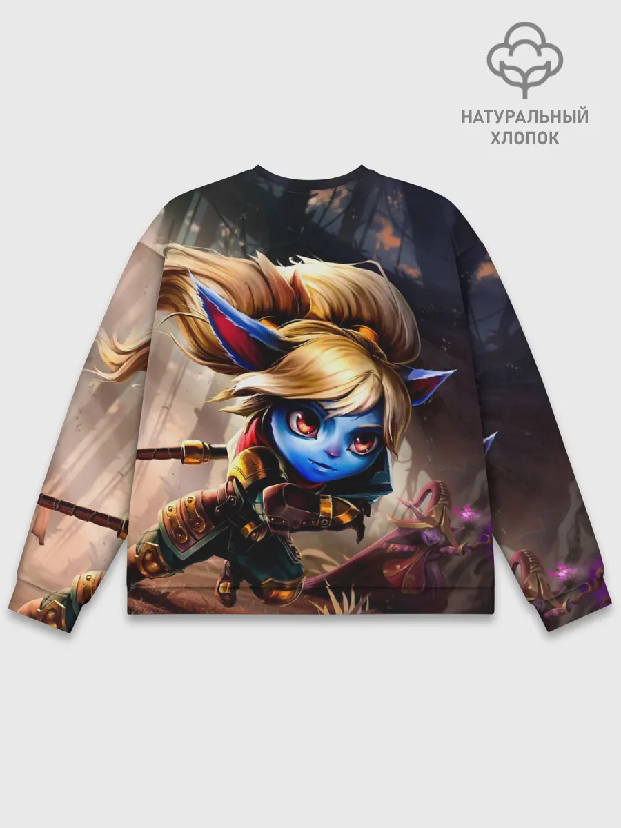 Мужской свитшот базовый / Поппи Хранительница молота