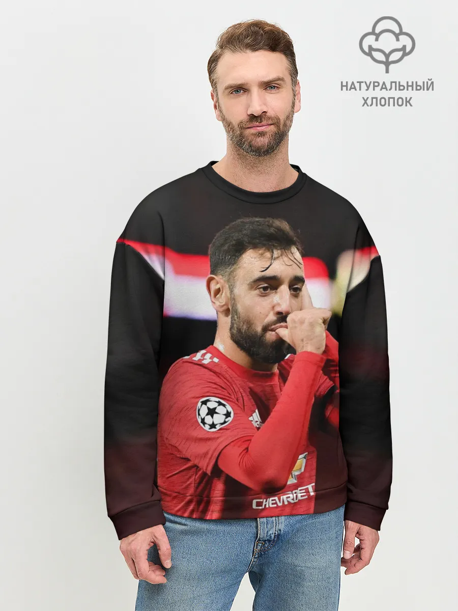 Мужской свитшот базовый / Бруну Фернандеш, МЮ