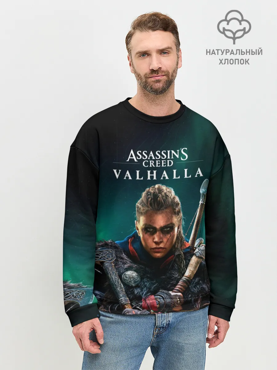 Мужской свитшот базовый / Assassins Creed, Valhalla