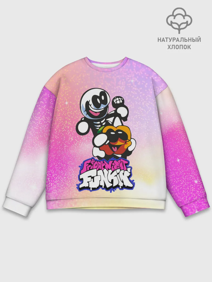 Мужской свитшот базовый / Skid and Pump | Friday Night Funkin