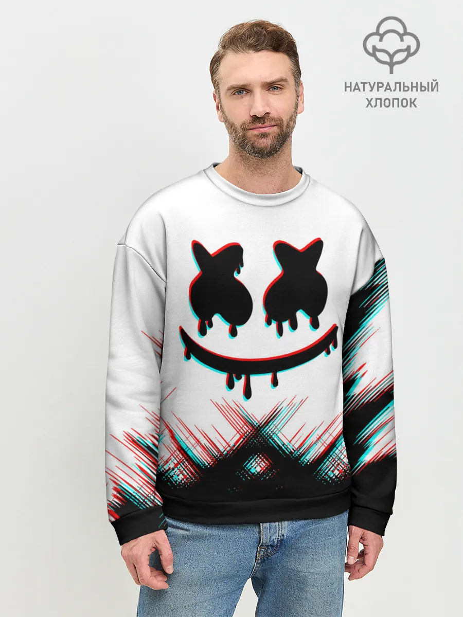 Мужской свитшот базовый / MARSHMELLO HALLOWEEN.