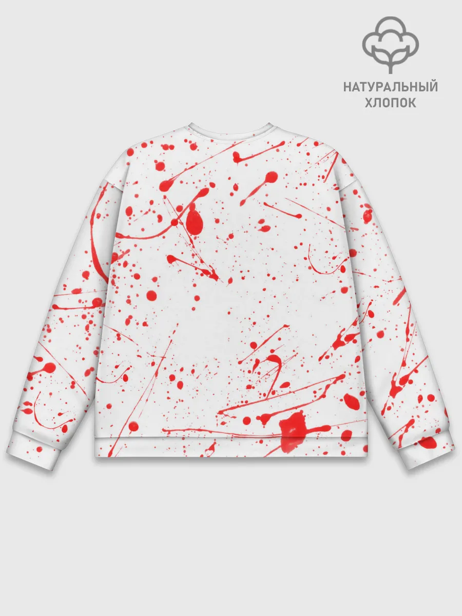 Мужской свитшот базовый / BERSERK брызги краски