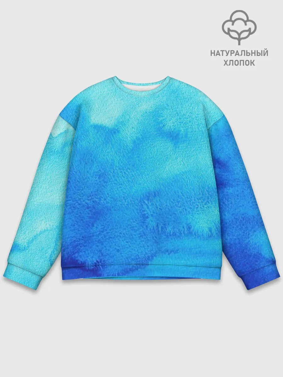 Мужской свитшот базовый / Глубина льда