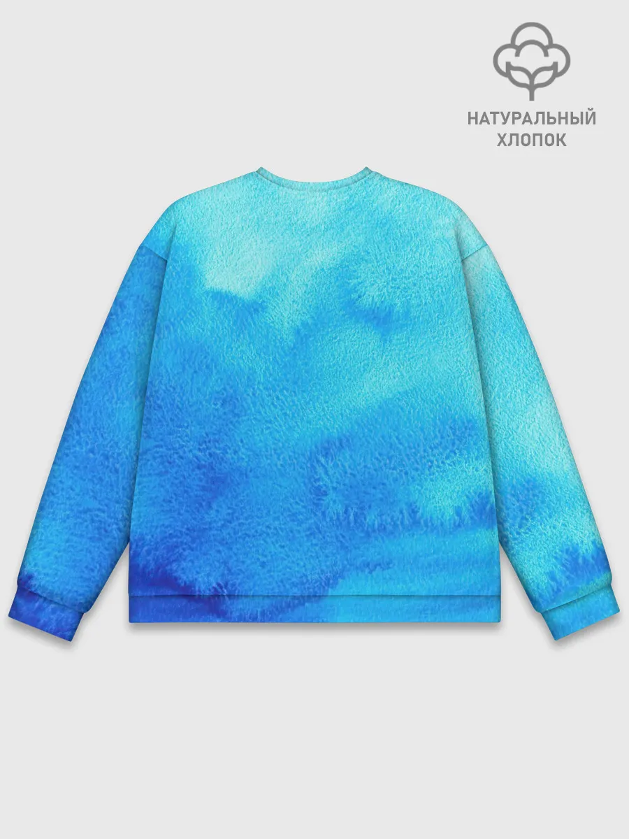 Мужской свитшот базовый / Глубина льда