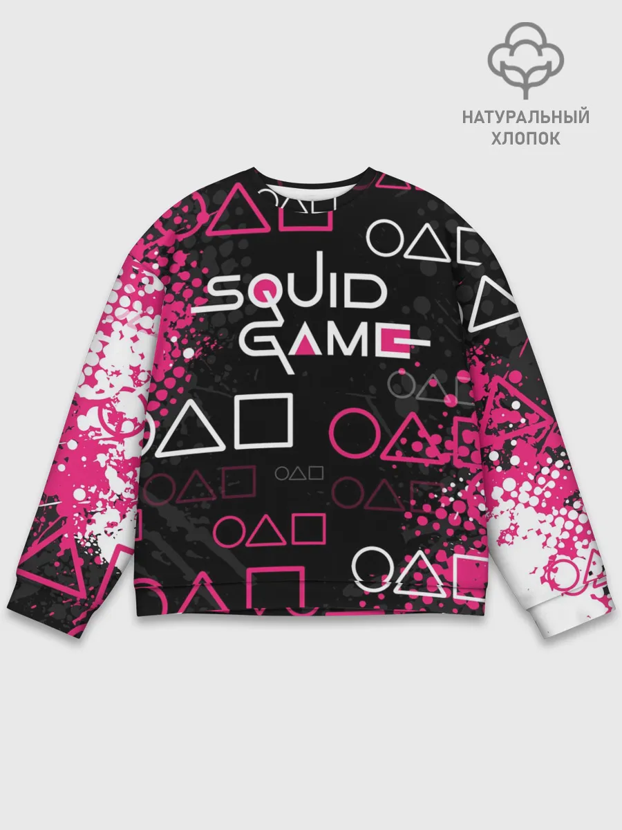 Мужской свитшот базовый / ИГРА В КАЛЬМАРА / ГРАНЖ ЛОГО