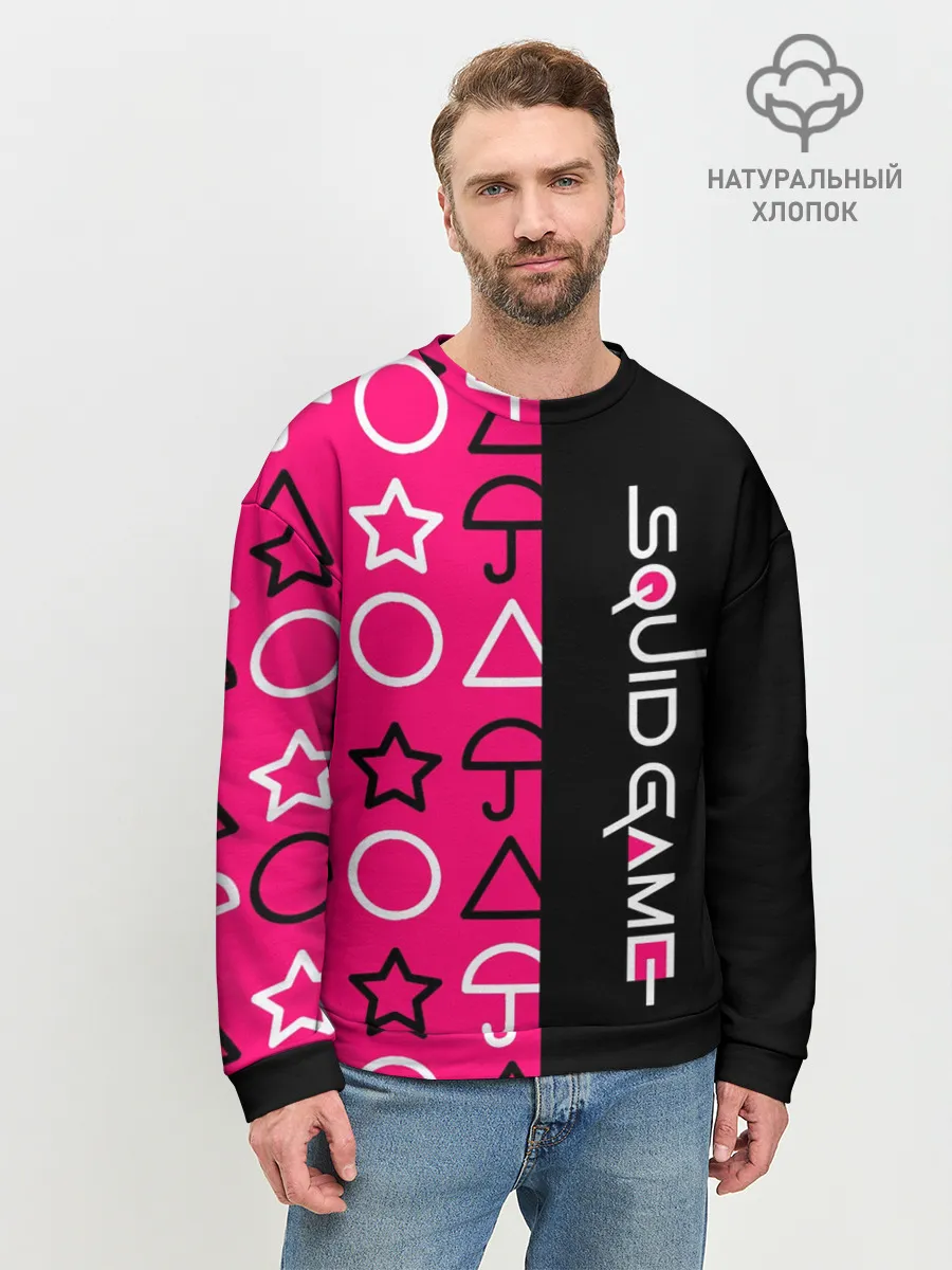 Мужской свитшот базовый / ИГРА В КАЛЬМАРА / СИМВОЛИКА