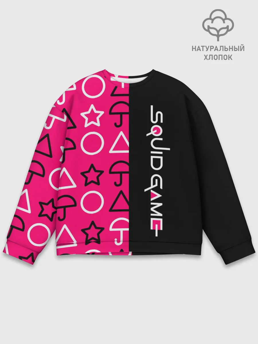 Мужской свитшот базовый / ИГРА В КАЛЬМАРА / СИМВОЛИКА