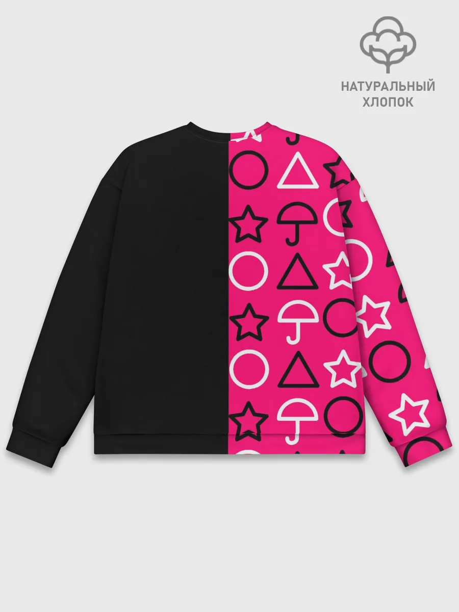 Мужской свитшот базовый / ИГРА В КАЛЬМАРА / СИМВОЛИКА