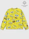 Мужской свитшот базовый / Губка Боб / SpongeBob pattern