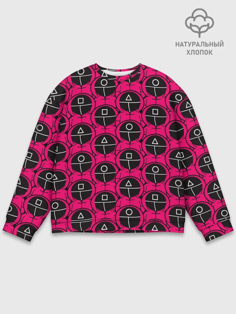 Мужской свитшот базовый / ИГРА В КАЛЬМАРА / ОХРАННИКИ