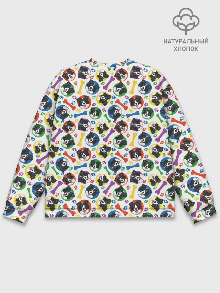 Мужской свитшот базовый / Бордер-Колли