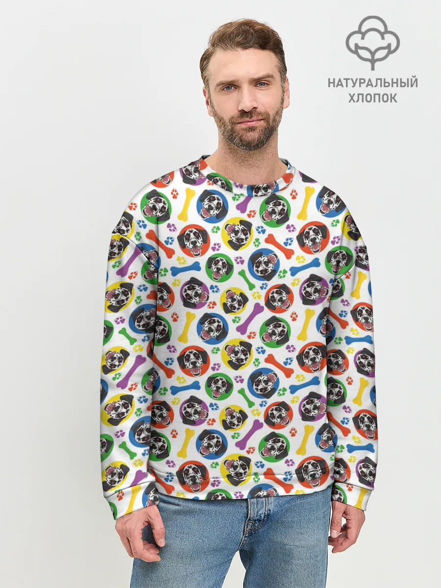 Мужской свитшот базовый / Далматинец