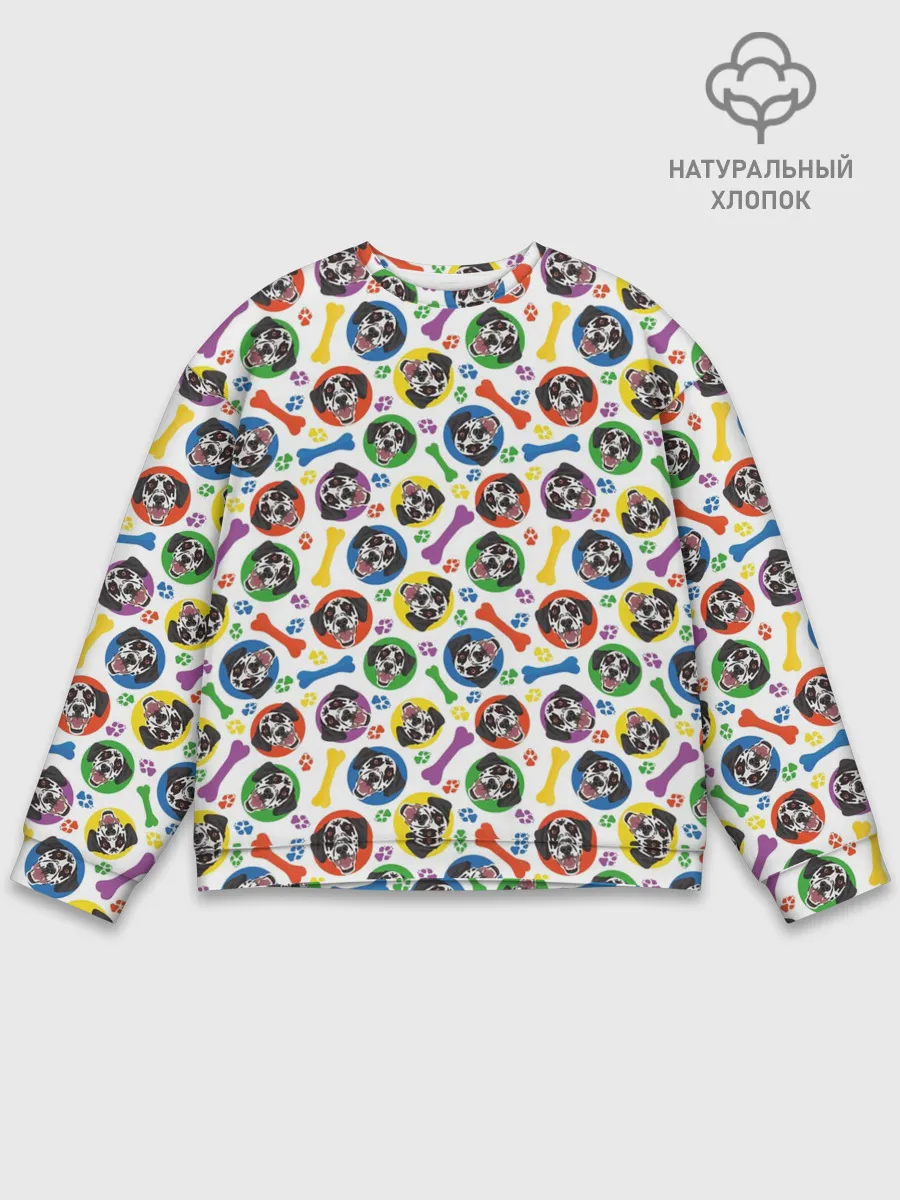 Мужской свитшот базовый / Далматинец