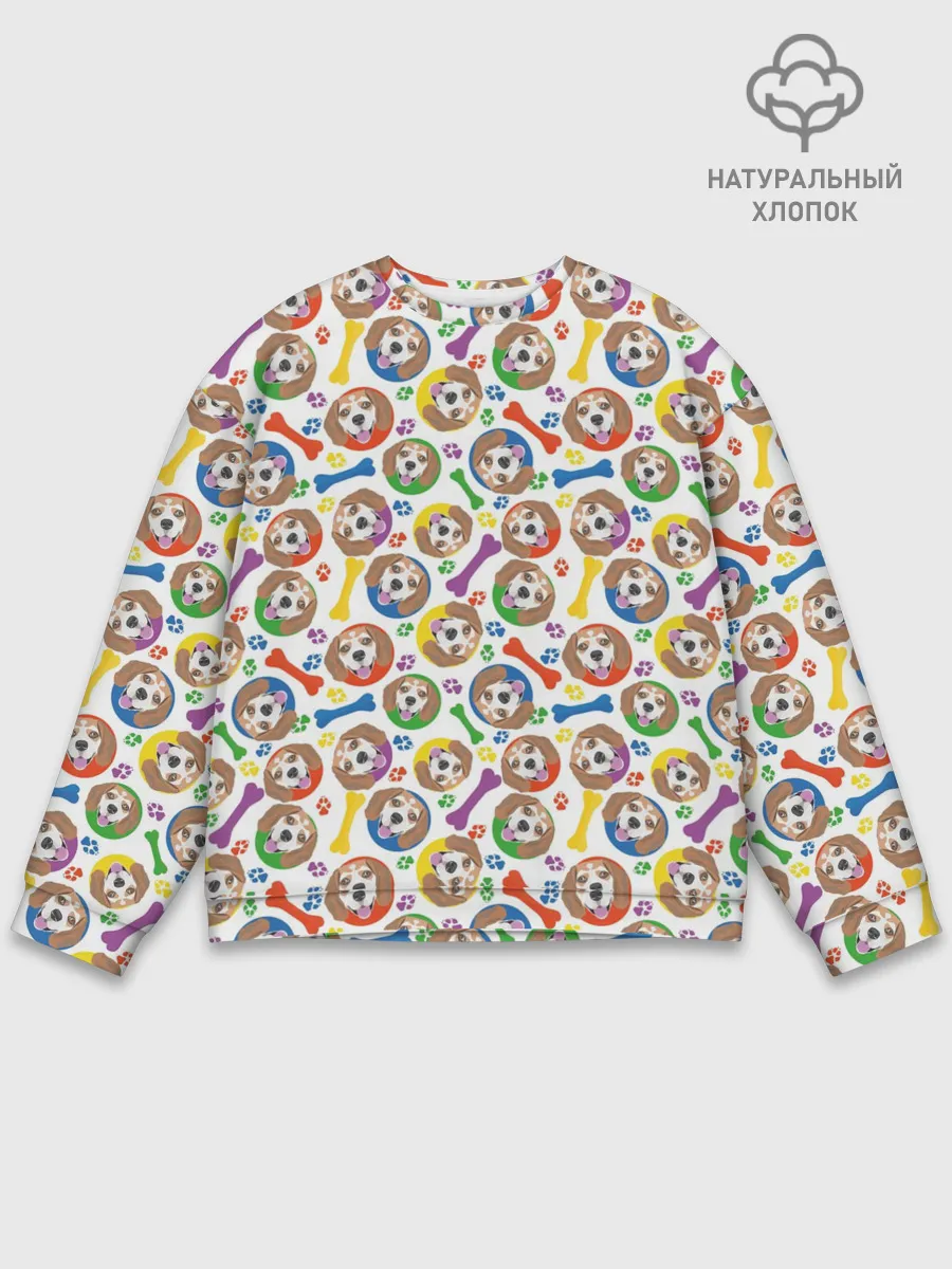 Мужской свитшот базовый / Бигль