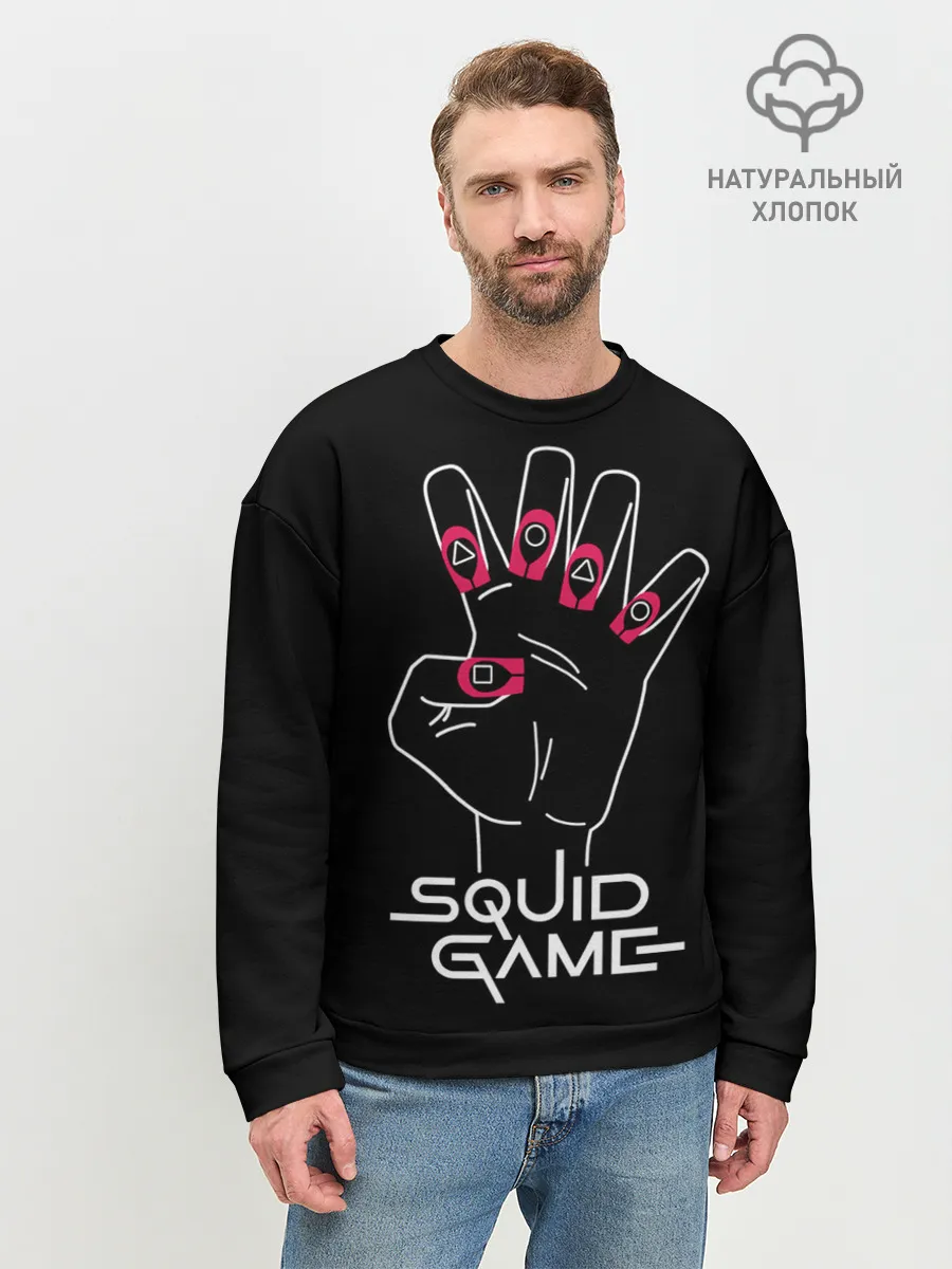 Мужской свитшот базовый / Hand of player 001