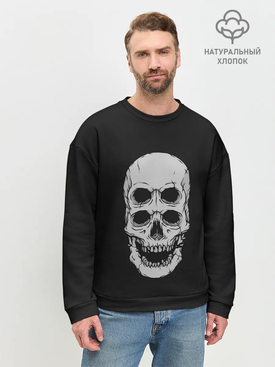Мужской свитшот базовый / Terrible Skull