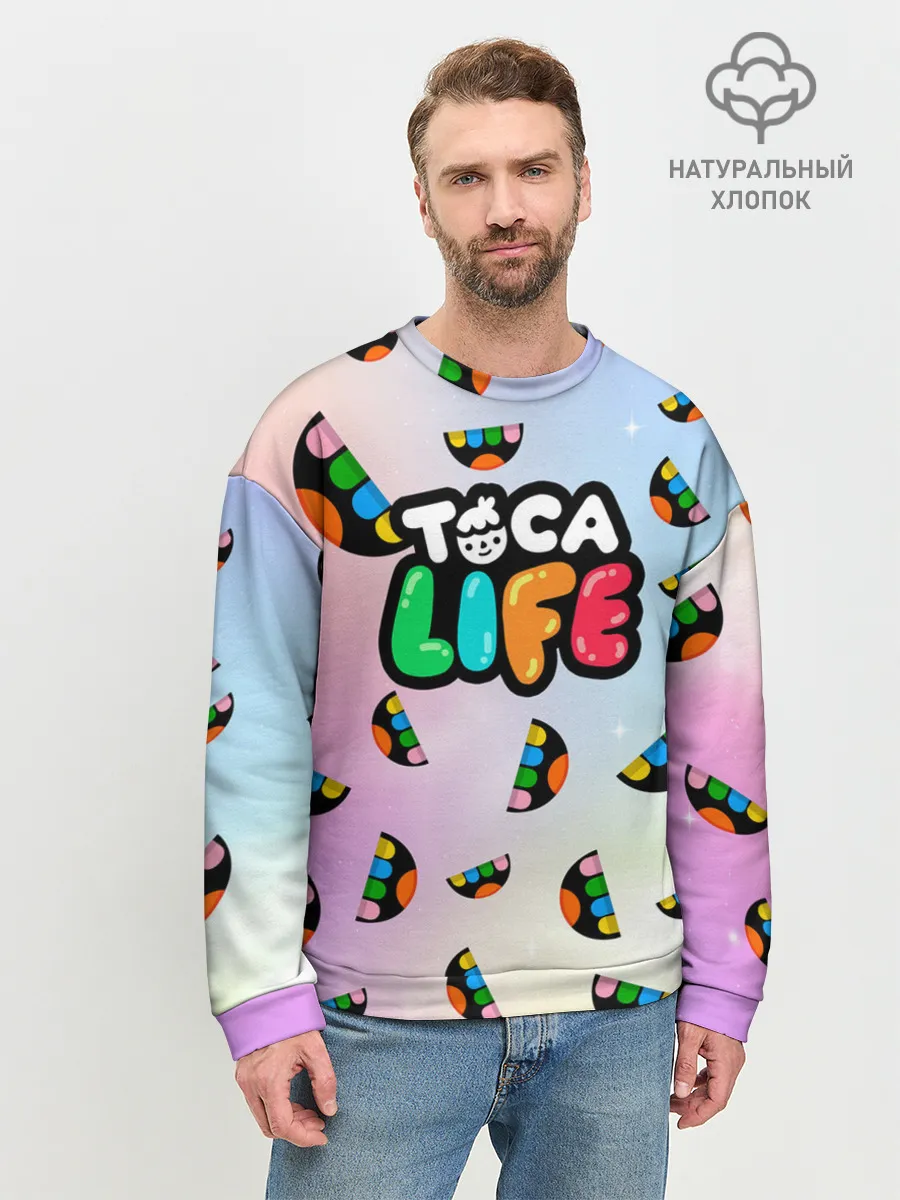 Мужской свитшот базовый / ТОКА БОКА ЛОГОТИП